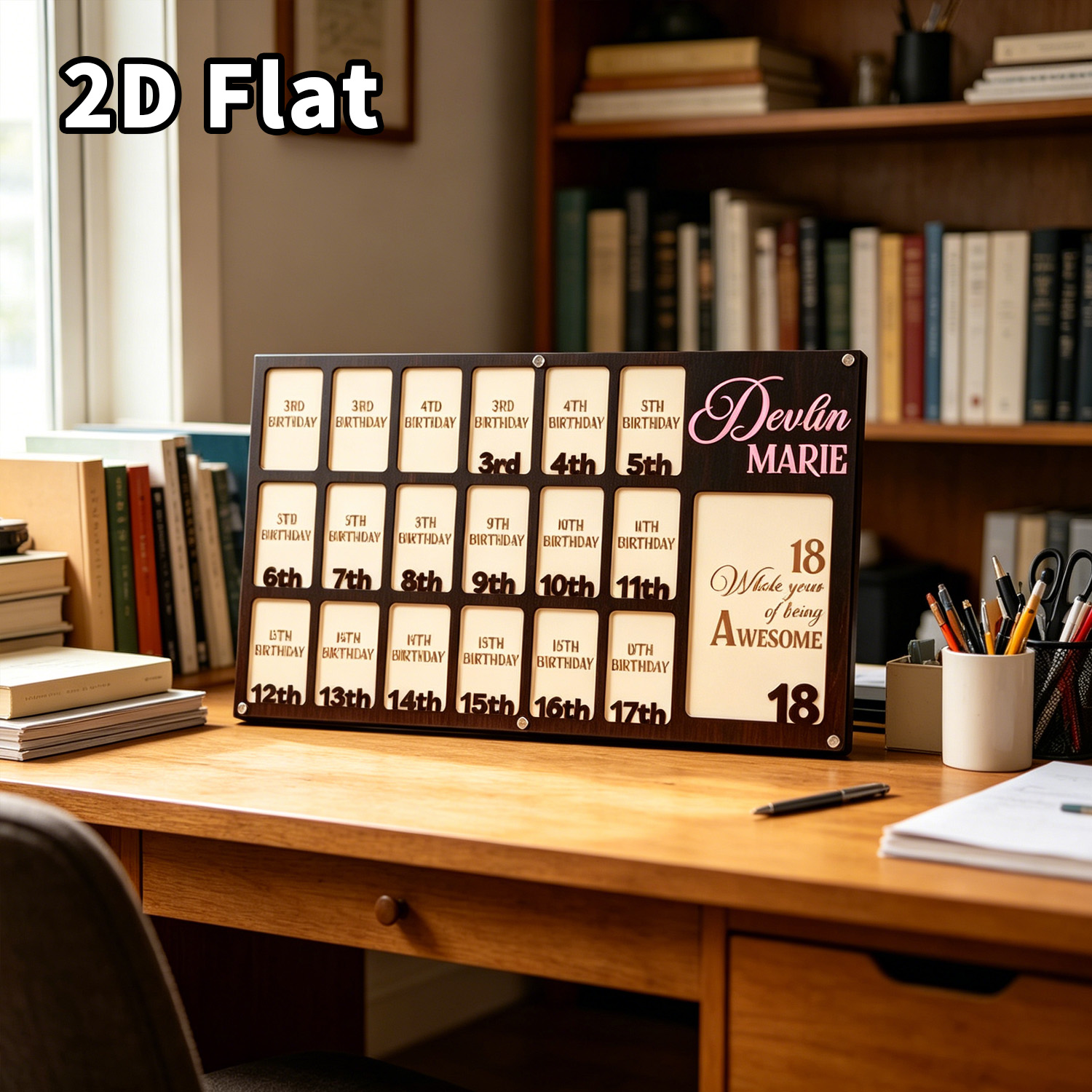 Baby Nursery Diy - 1Pc Custom Grade Photo Frame Wooden