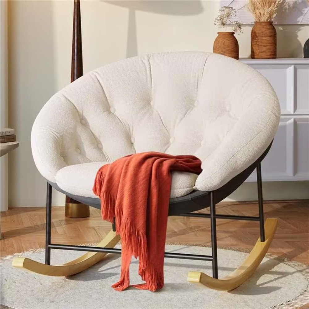 Rocking Chair Nursery - Wide Rocking Chair Nursery, Comfy Saucer