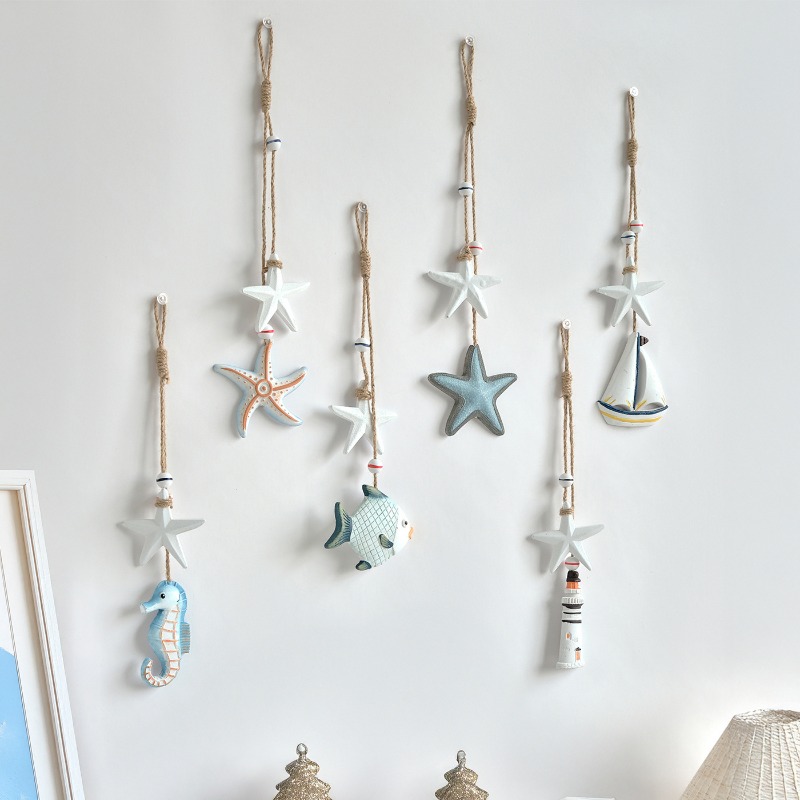 Baby Nursery Animal Theme - ​​​​​​​Marine Themed Wooden Animal Wall Hanging