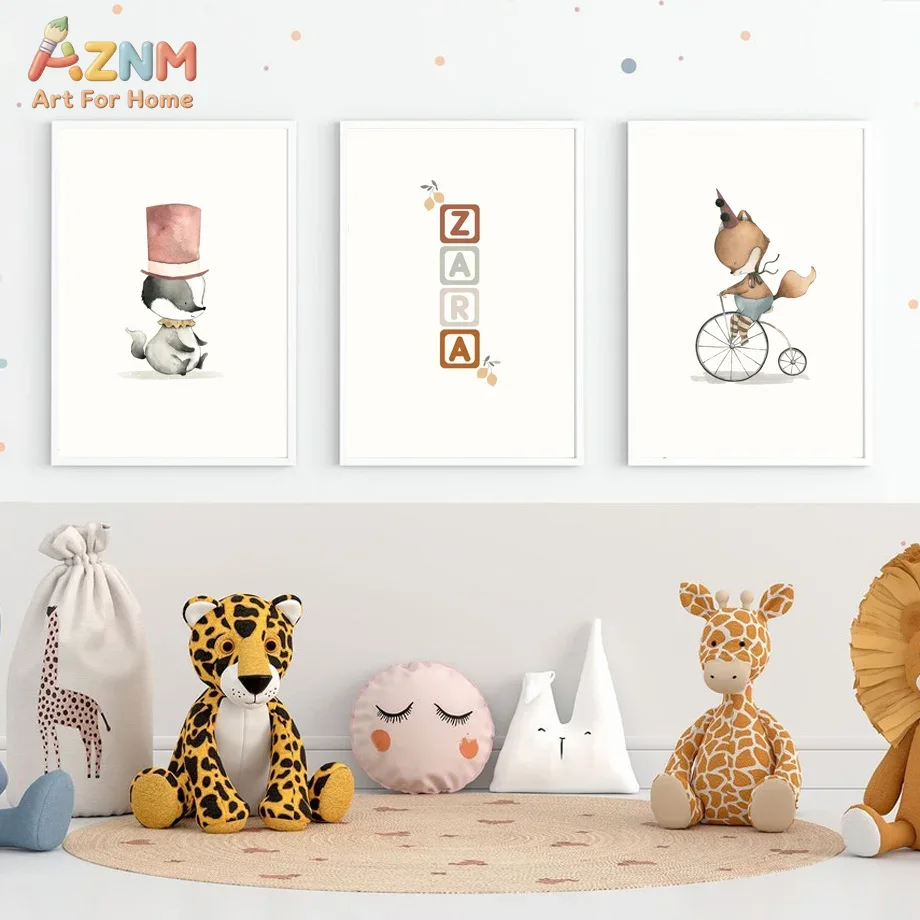 AZNM Frameless Canvas Poster W - Baby Name Wall Art 评论和价格