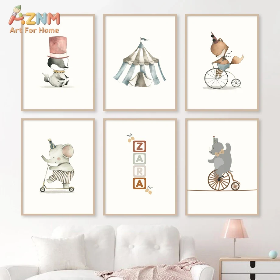 AZNM Frameless Canvas Poster W - Baby Name Wall Art 评论和价格