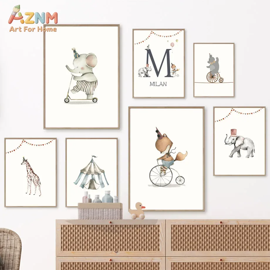 AZNM Frameless Canvas Poster W - Baby Name Wall Art 评论和价格