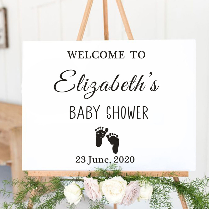 Baby Shower Wall Sticker Custo - Baby Name Wall Art 评论和价格