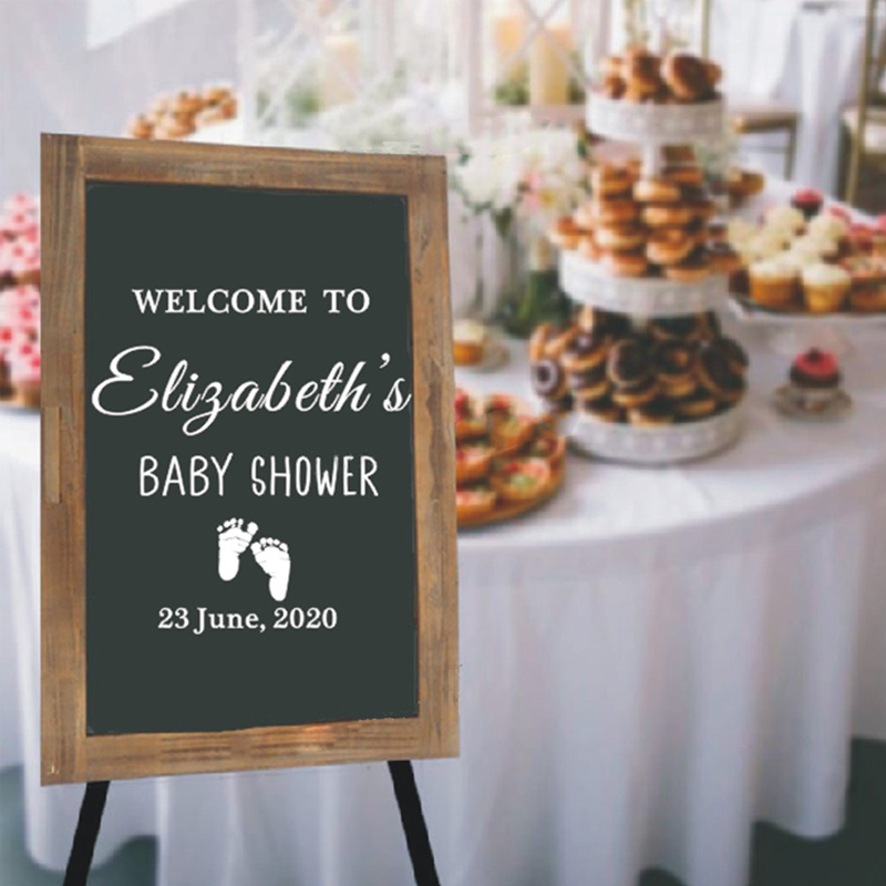 Baby Shower Wall Sticker Custo - Baby Name Wall Art 评论和价格