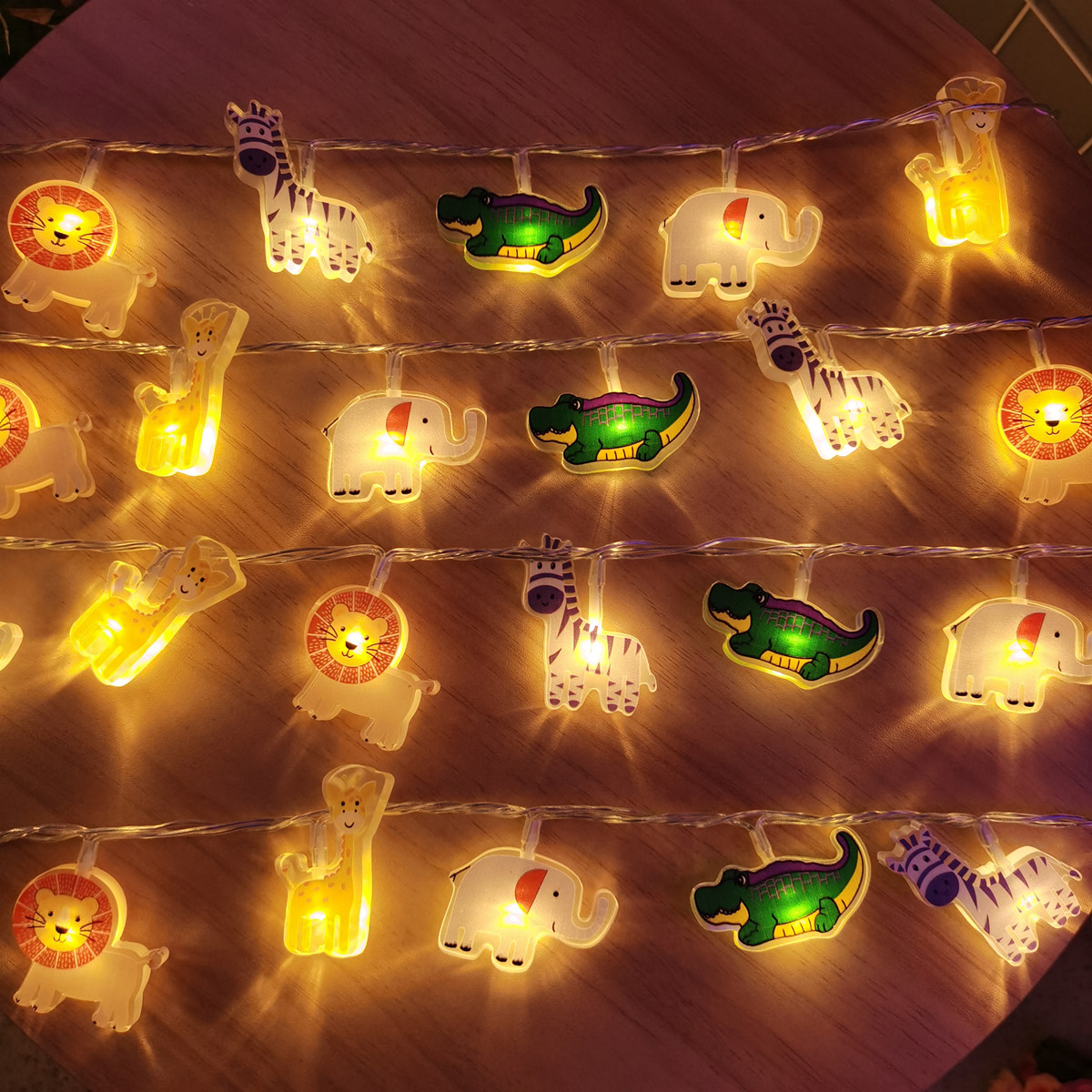 Cartoon Wild Animal LED Decora - Baby Nursery Animal Theme 评论和价格