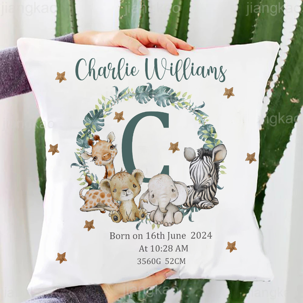 Personalized Safari Animal wit - Baby Nursery Name Letters 评论和价格