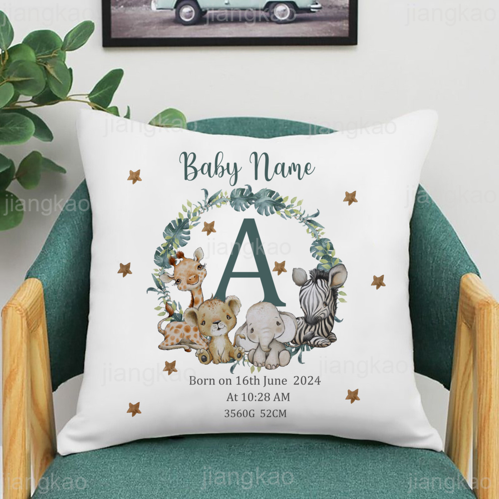 Personalized Safari Animal wit - Baby Nursery Name Letters 评论和价格