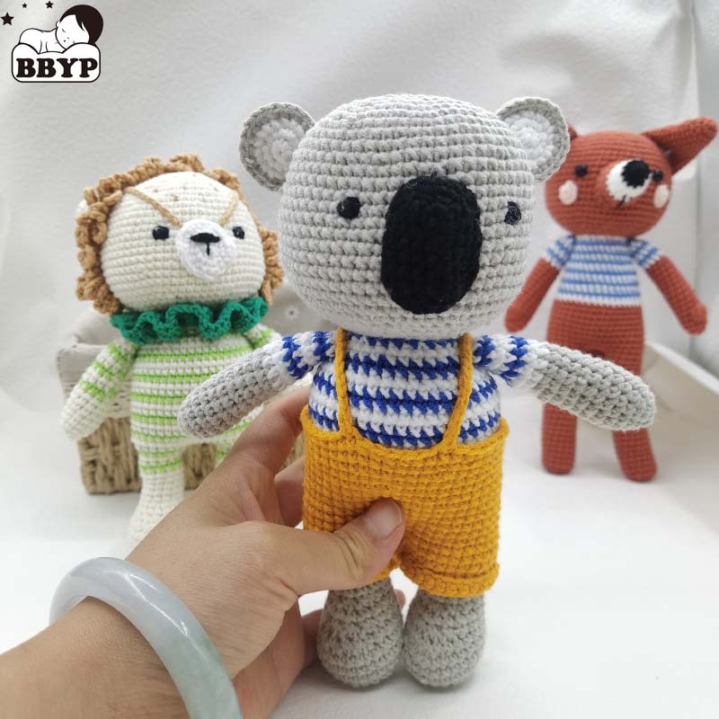 Baby Crochet Stuffed Lion Koal - Baby Nursery Diy 评论和价格