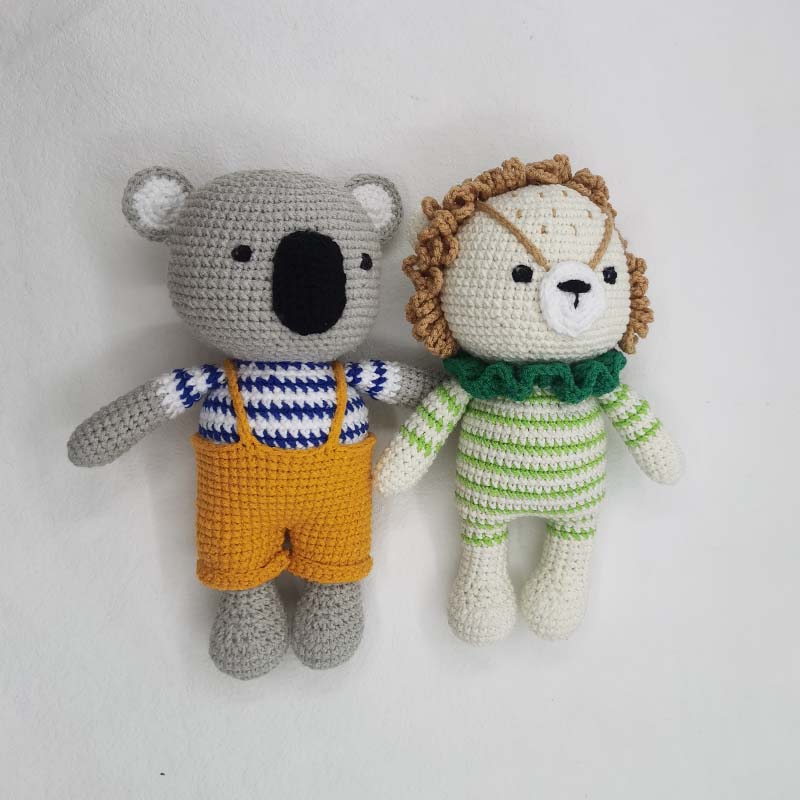 Baby Crochet Stuffed Lion Koal - Baby Nursery Diy 评论和价格