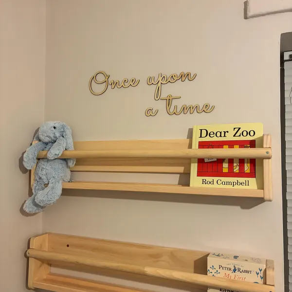 Once Upon A Time Wall Sign. Wo - Baby Nursery Diy 评论和价格