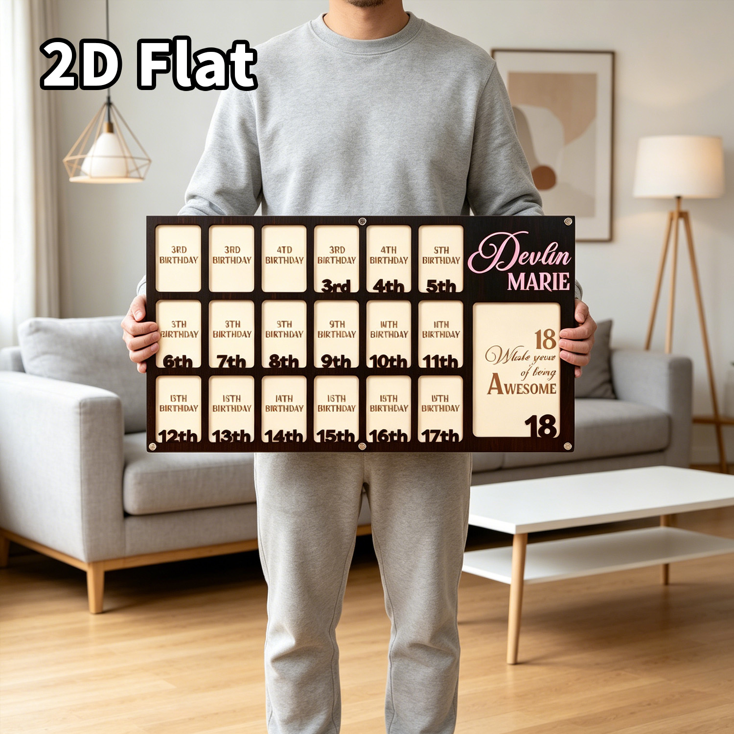 1Pc Custom Grade Photo Frame W - Baby Nursery Diy 评论和价格