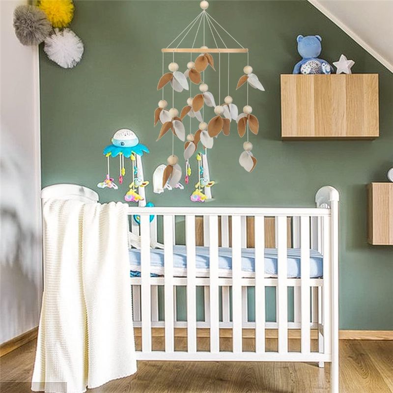 A84E-Boho Felt Cloth Mobile Fo - Baby Nursery Gender Neutral 评论和价格