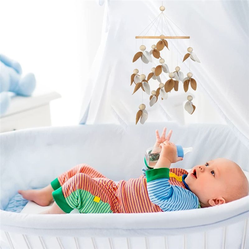 A84E-Boho Felt Cloth Mobile Fo - Baby Nursery Gender Neutral 评论和价格