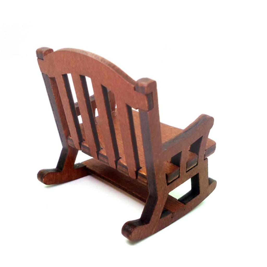 Dollhouse Rocking Chair Wooden - Rocking Chair Nursery 评论和价格