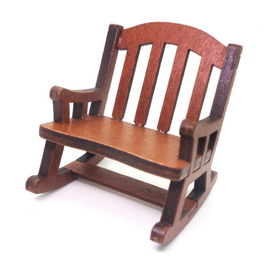Dollhouse Rocking Chair Wooden - Rocking Chair Nursery 评论和价格