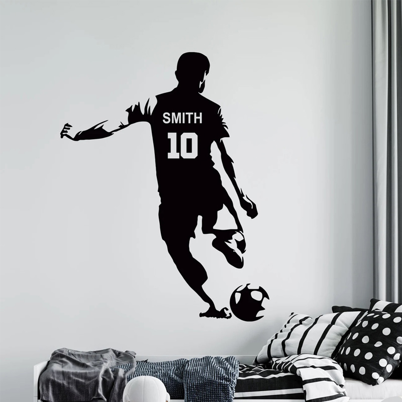 Personalized Soccer Player Nam - Baby Name Wall Art 评论和价格