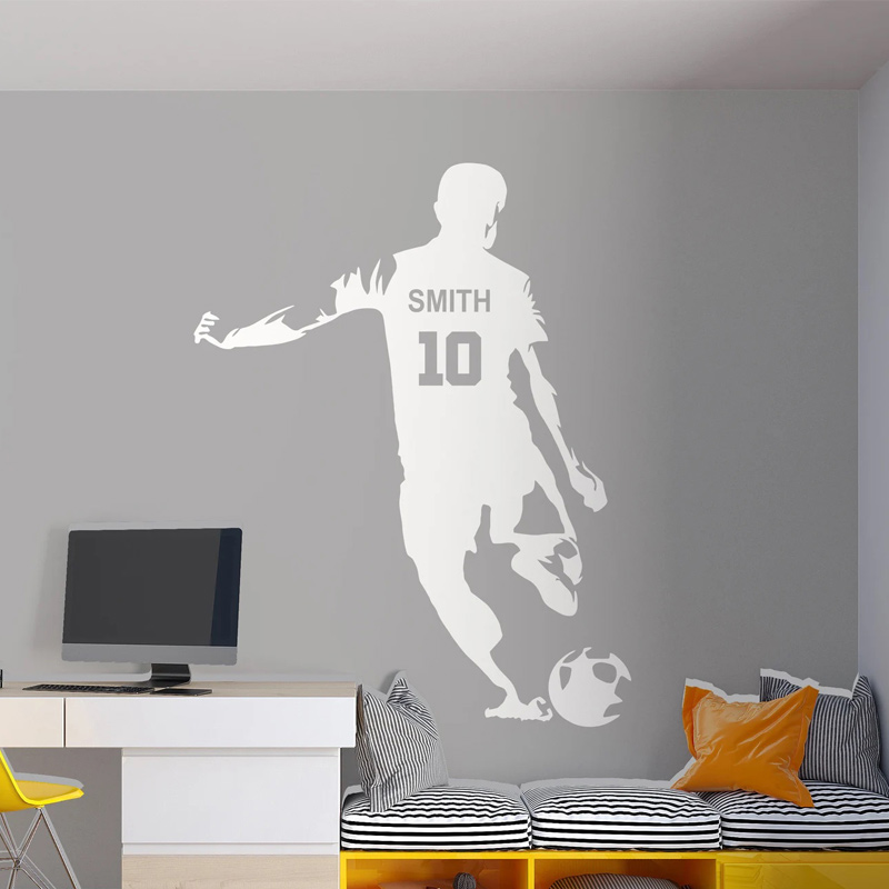 Personalized Soccer Player Nam - Baby Name Wall Art 评论和价格