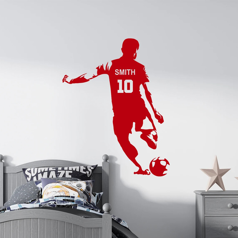 Personalized Soccer Player Nam - Baby Name Wall Art 评论和价格