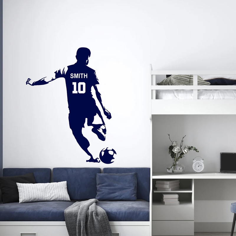 Personalized Soccer Player Nam - Baby Name Wall Art 评论和价格