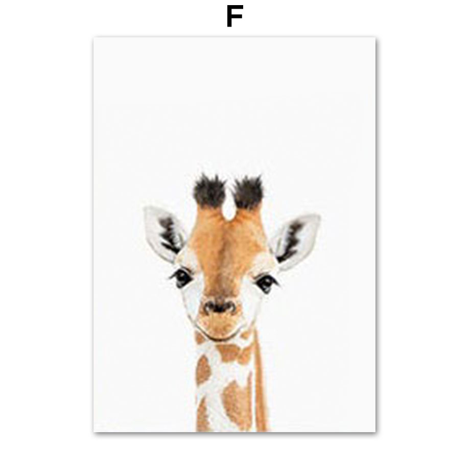 1pc frameless Canvas Painting  - Baby Zoo Nursery 评论和价格