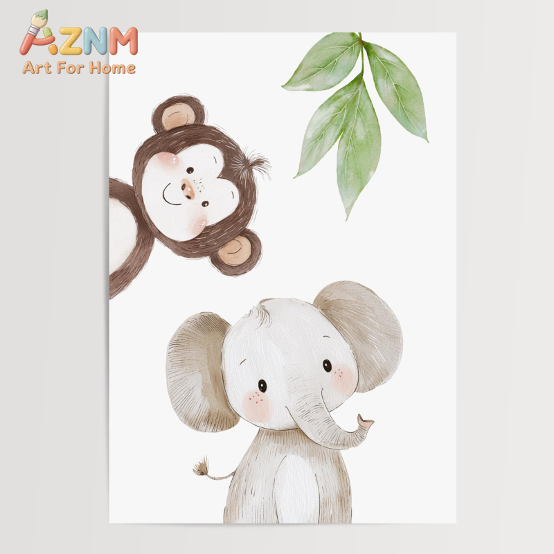 1Pc/3Pcs Safari Animal Nursery - Baby Nursery Animal Theme 评论和价格