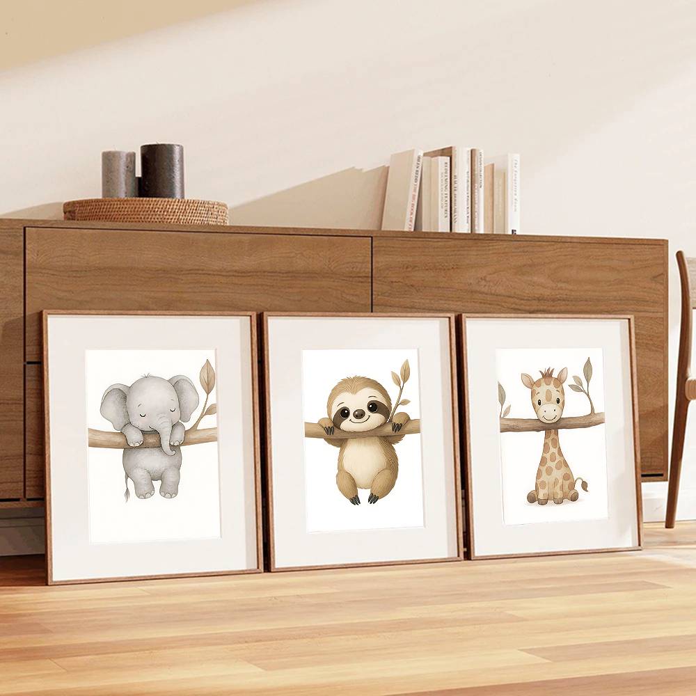 Neutral Boho Safari Baby Anima - Baby Nursery Gender Neutral 评论和价格