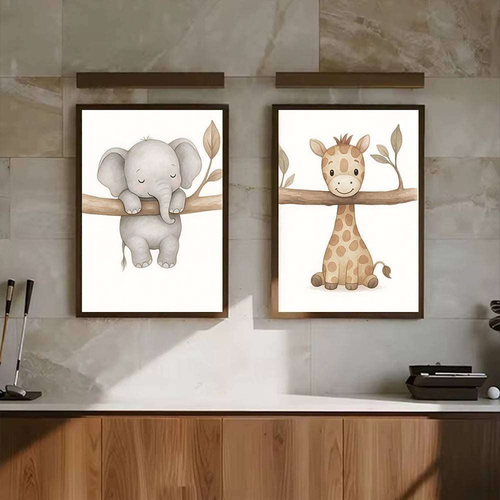 Neutral Boho Safari Baby Anima - Baby Nursery Gender Neutral 评论和价格