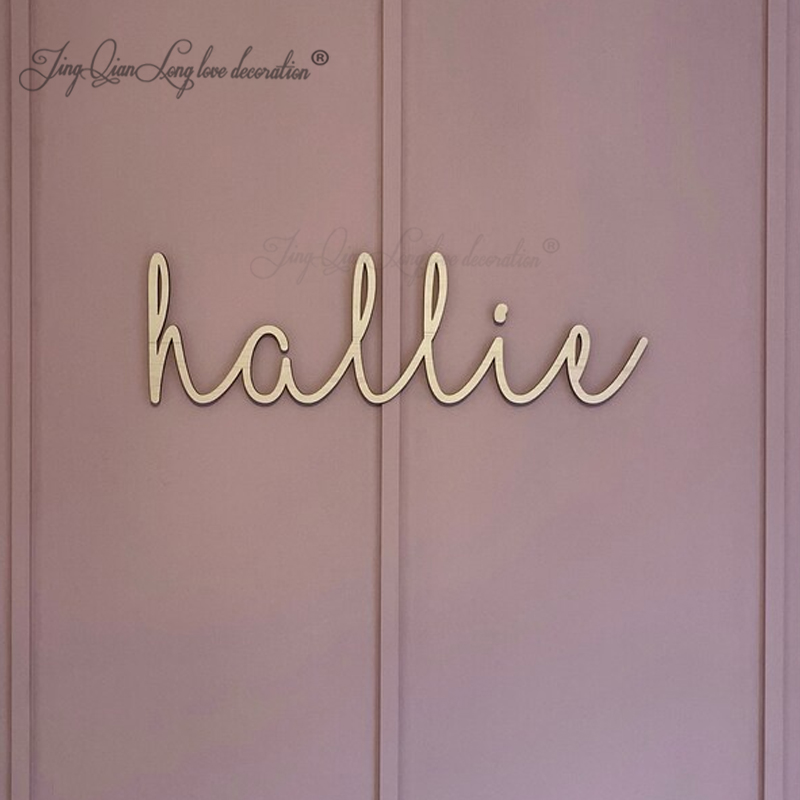 Custom Decorative Wooden Sign  - Baby Nursery Name Letters 评论和价格