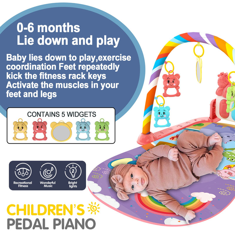 Baby Music Activity Gym Rug Pl - Baby Nursery Shelf 评论和价格