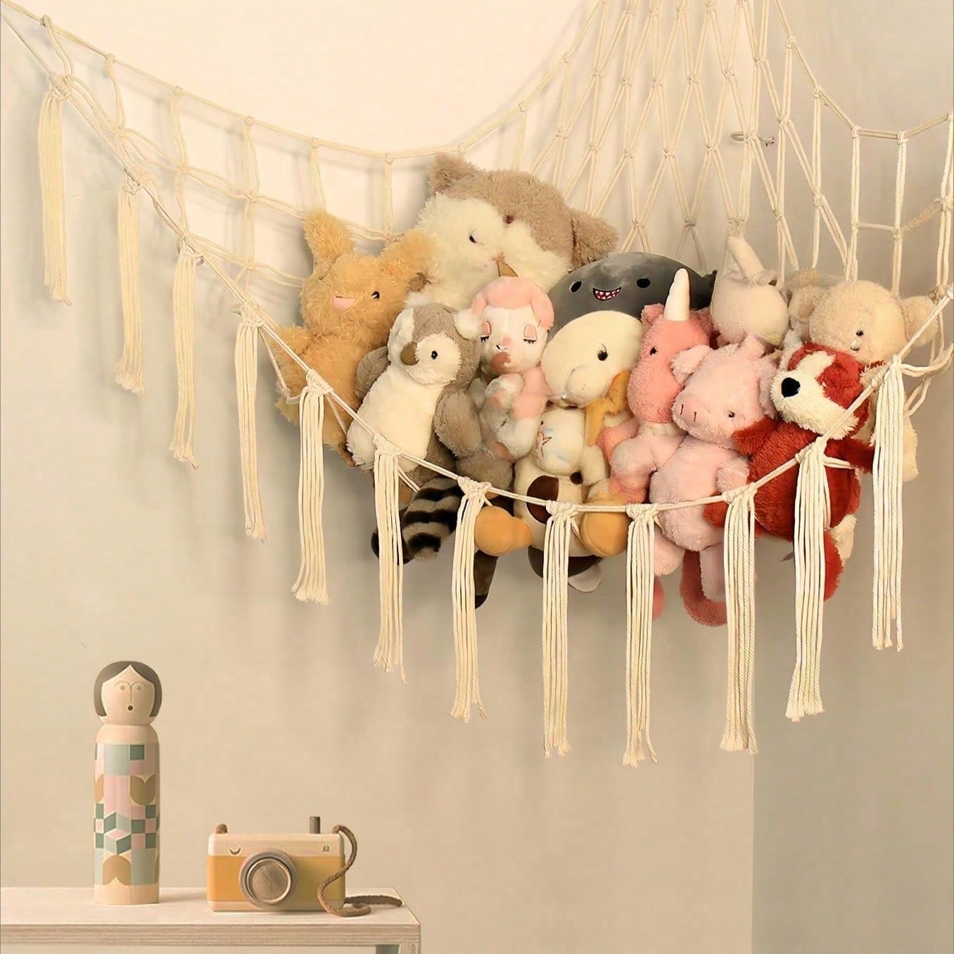 Toy Stuffed Animal Storage Ham - Baby Nursery Shelf 评论和价格