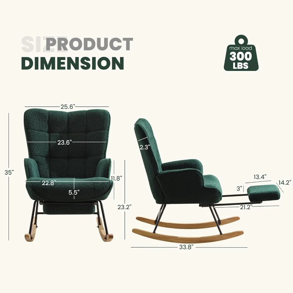 Nursery rocking chair, cushion - Rocking Chair Nursery 评论和价格