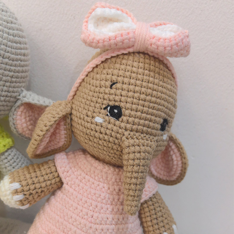 Handmade Crochet Elephant Coup - Baby Nursery Diy 评论和价格