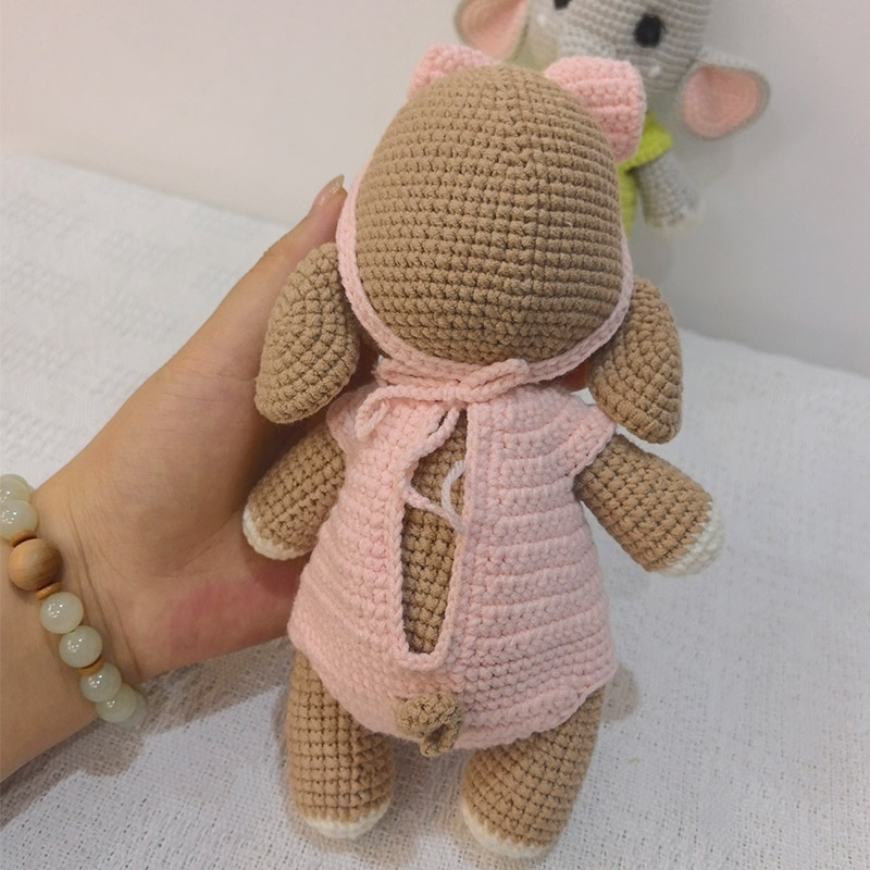 Handmade Crochet Elephant Coup - Baby Nursery Diy 评论和价格