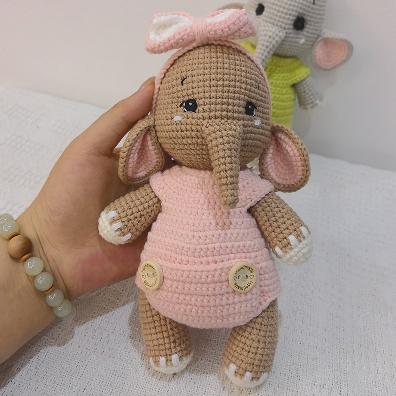 Handmade Crochet Elephant Coup - Baby Nursery Diy 评论和价格