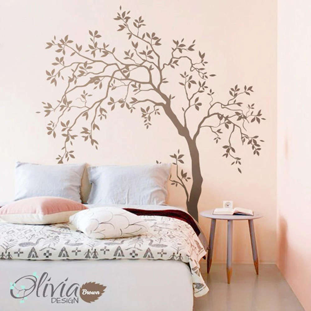 Large Tree Wall Sticker Baby N - Baby Nursery Vinyl Wall Stickers 评论和价格
