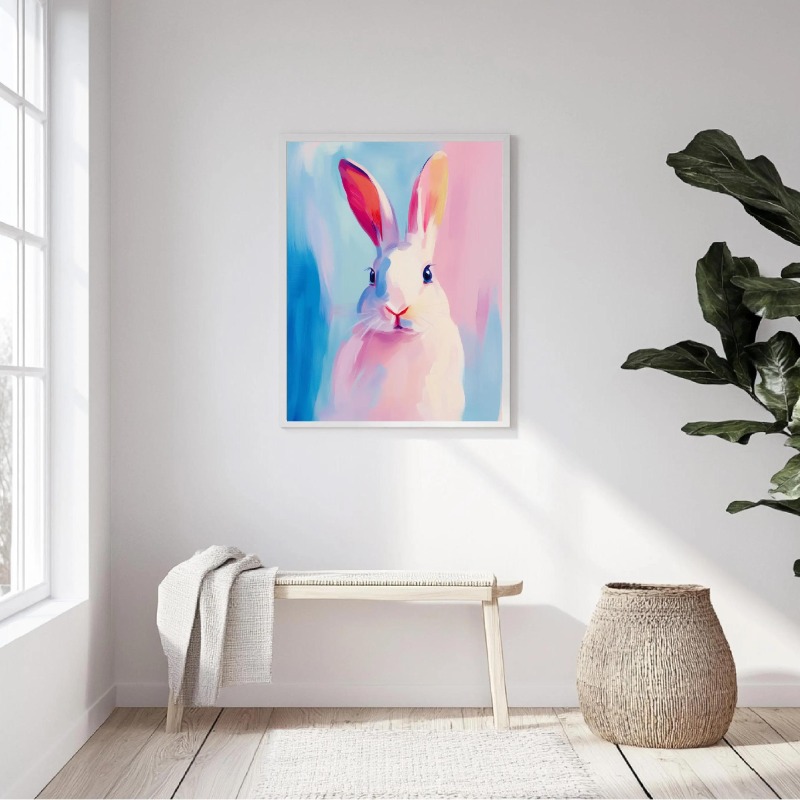 Pastel Animal Canvas Wall Art  - Baby Nursery Animal Theme 评论和价格