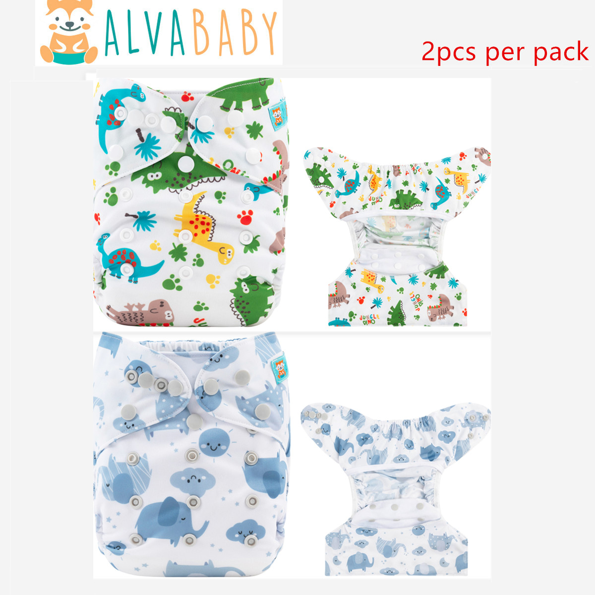 2pcs Eco-friendly Baby Cloth D - Diaper Pail Odor 评论和价格