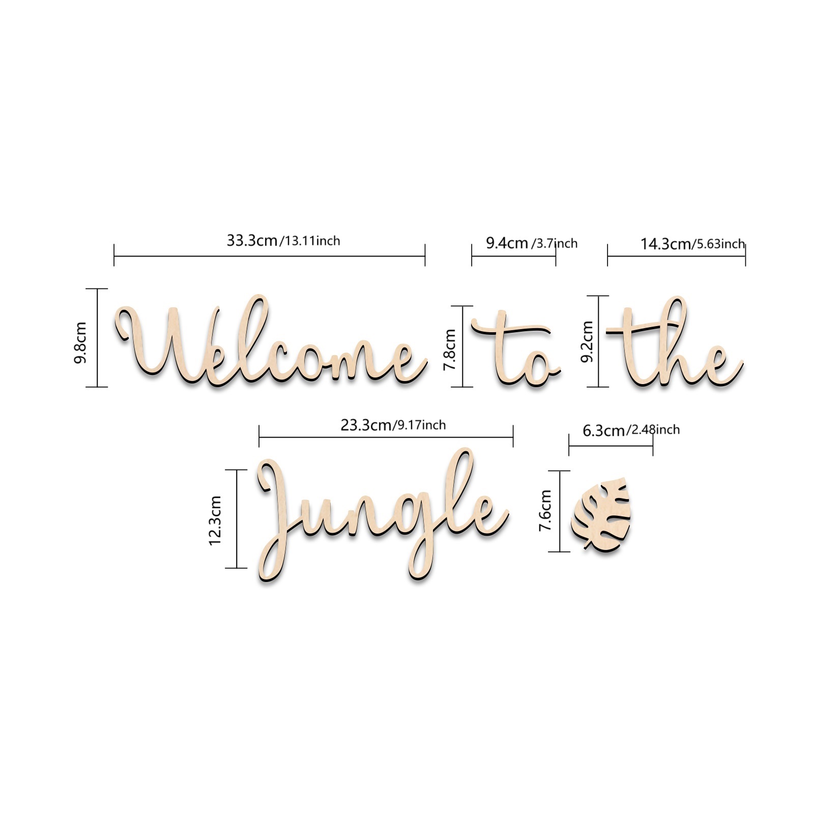 Welcome to the Jungle Wooden S - Baby Nursery Animal Theme 评论和价格
