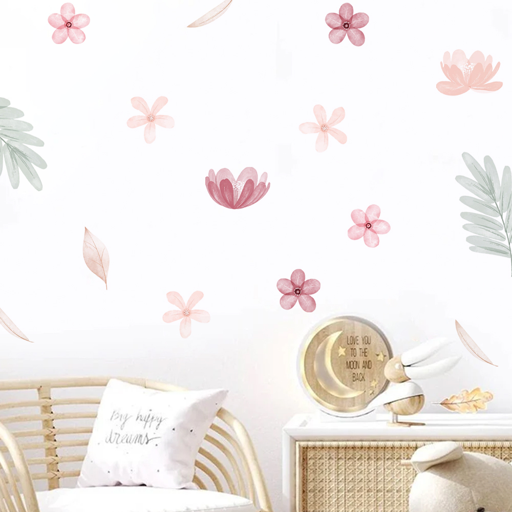 Boho Leaves Botanical DIY Wall - Baby Nursery Diy 评论和价格