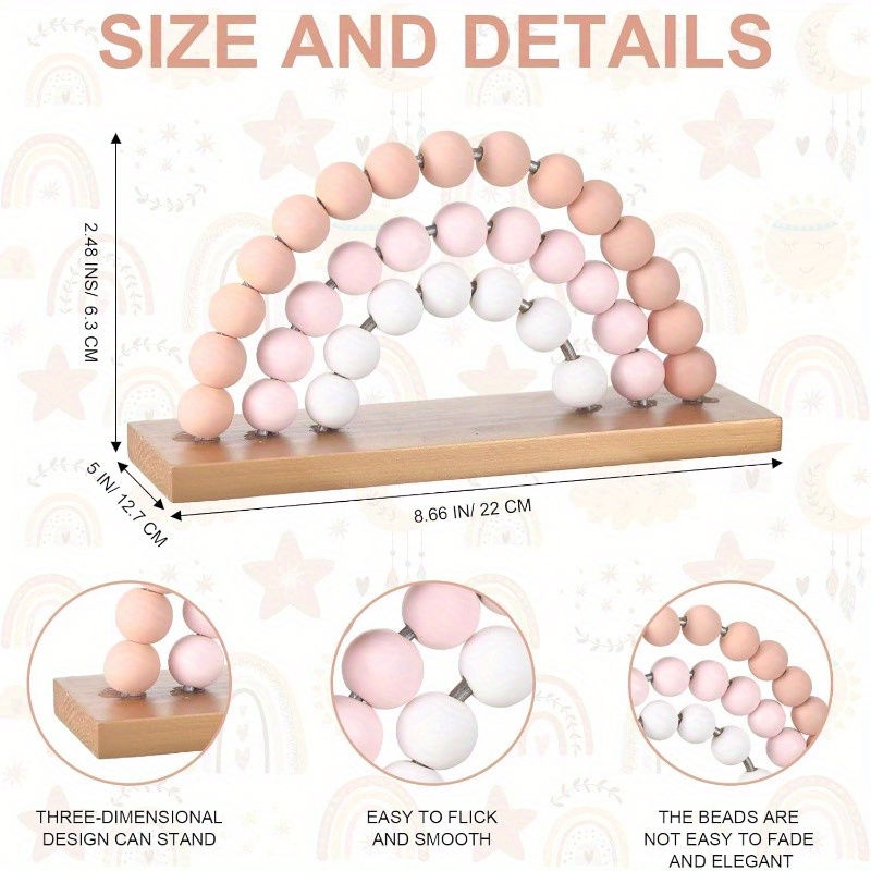 Rainbow Girl 3D Baby Room Deco - Baby Nursery Pink 评论和价格