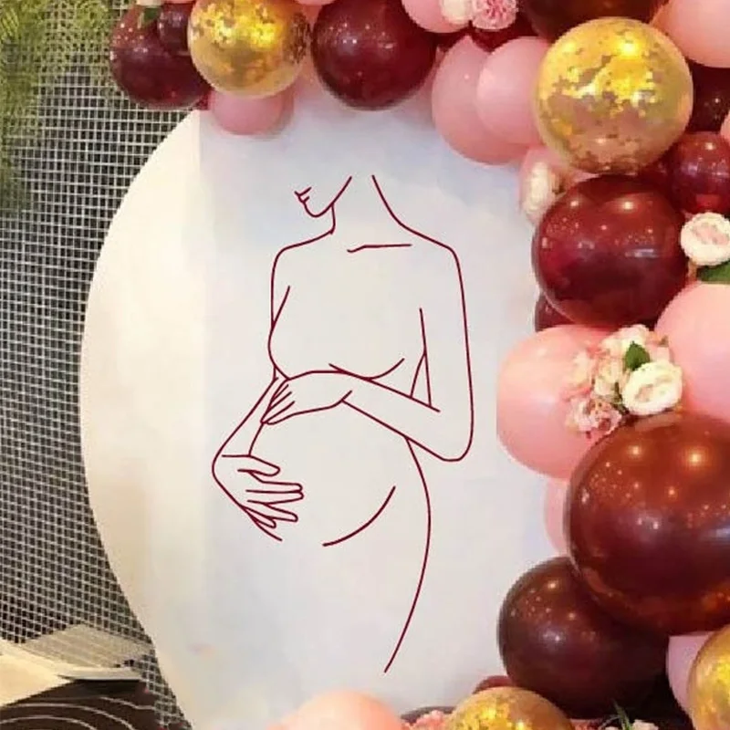Pregnant Woman art, Gender Rev - Baby Nursery Gender Neutral 评论和价格