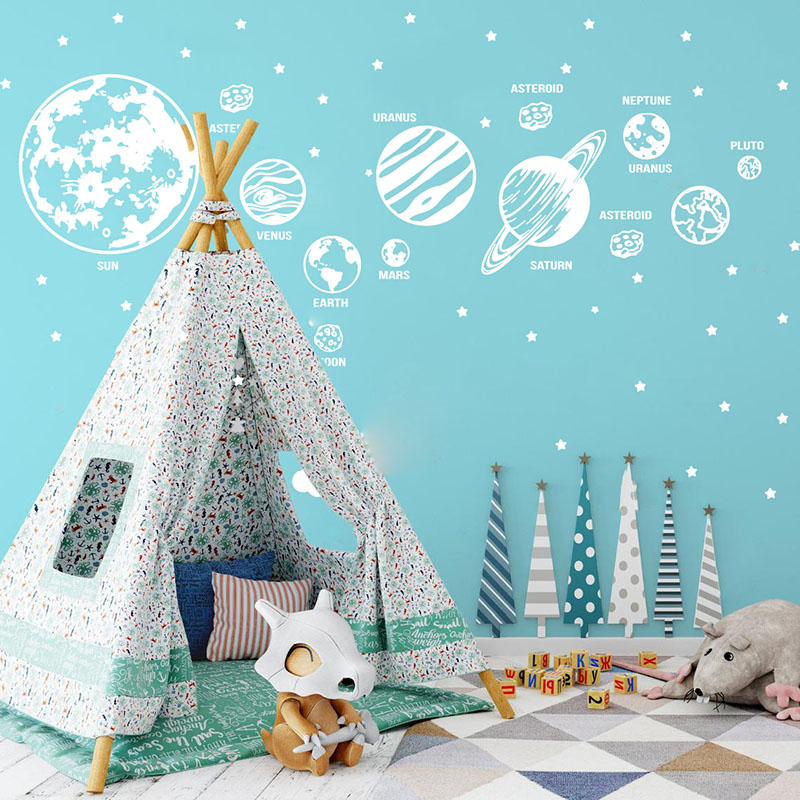 Large Planets Solar System Spa - Baby Nursery Modern 评论和价格