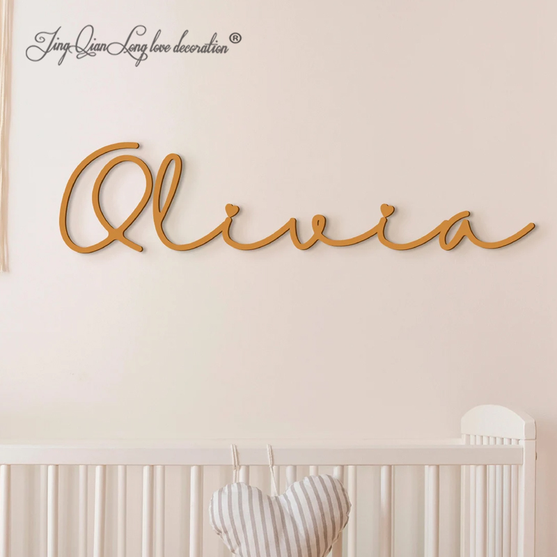 Custom Wooden Baby Name Sign,  - Baby Nursery Name Letters 评论和价格