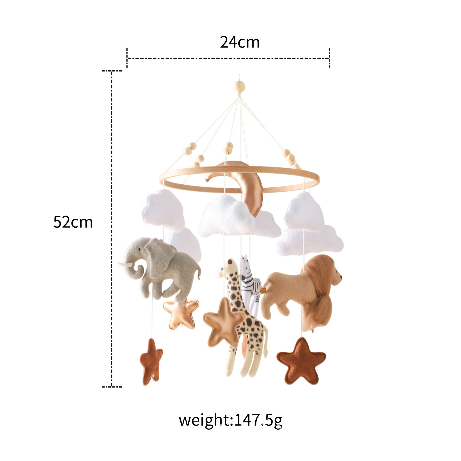 Hot Sale Nordic Handmade Felt  - Baby Nursery Modern 评论和价格